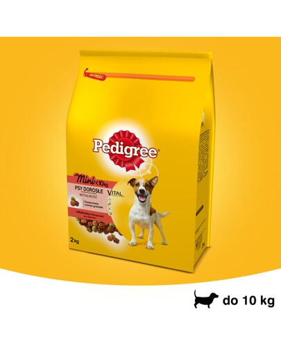 PEDIGREE pour chien de Petite taille au boeuf et légumes 2 kg x6