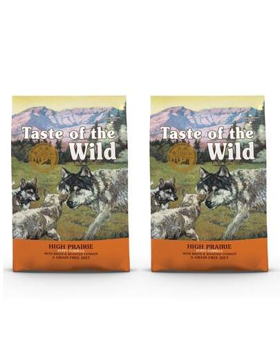 TASTE OF THE WILD High Prairie Puppy 24.4 kg 2 x 12,2 kg