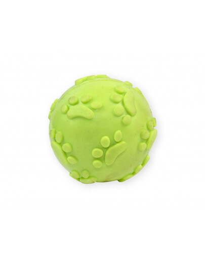 PET NOVA Dog Lifestyle Balle 6cm avec son, jaune, goût menthe