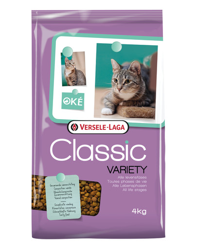 VERSELE-LAGA Classic Cat Variety Aliment complet pour chats 4kg