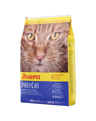 JOSERA Daily Cat 20 kg (2 x 10 kg) nourriture sans céréales pour chats adultes