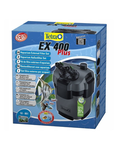 TETRA External Filter EX 400 Plus filtre externe pour aquarium 10-80 l