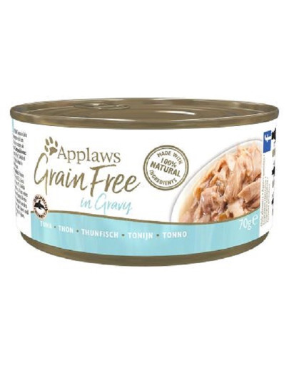 APPLAWS Cat Tin Grain Free Tuna in Gravy 12x(6x70g)