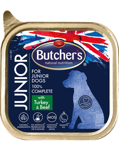 BUTCHER'S Gastronomia Junior Pâtée de dinde et bœuf 150 g