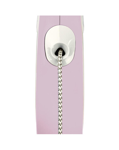 FLEXI Laisse automatique New Comfort 8 m Corde violet avec blanc