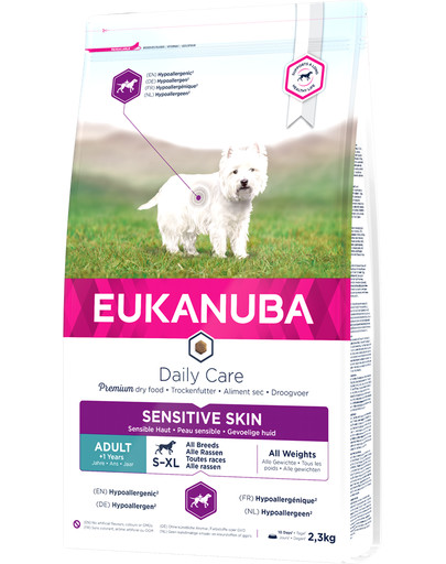 EUKANUBA Daily Care Adult Peau Sensible Toutes races Hypoallergénique 2.3 kg