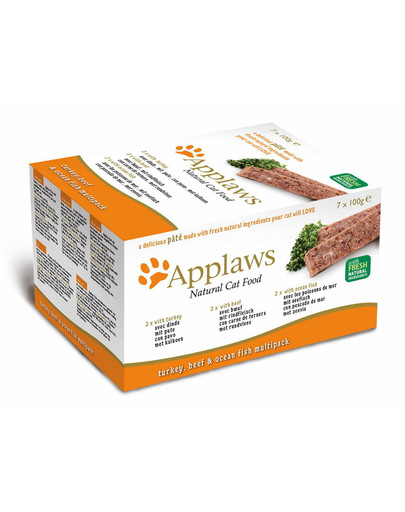 APPLAWS Cat Pate Fresh Selection 7 x 100 g