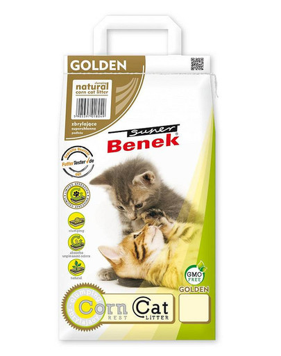BENEK Super Corn Cat Golden 25 L Litière
