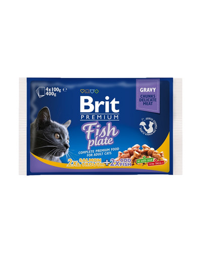 BRIT Fish Plate Adult 52 x 100 g