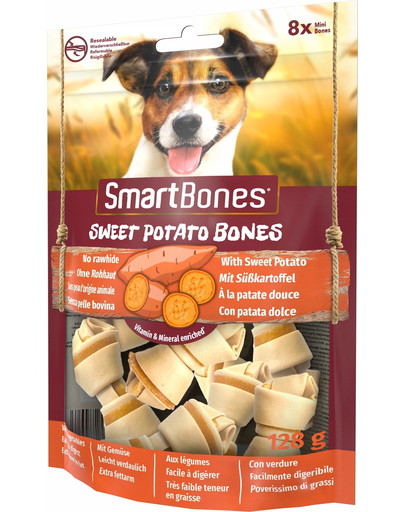 SMART BONES Sweet Potato Bones Mini 8 pcs.