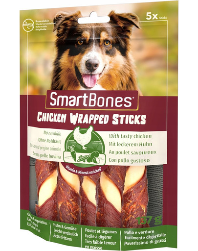 SMART BONES Chicken Wrap Sticks Medium 5 pcs.