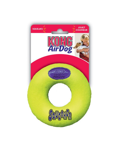 KONG AirDog Squeaker Donut medium 12 cm
