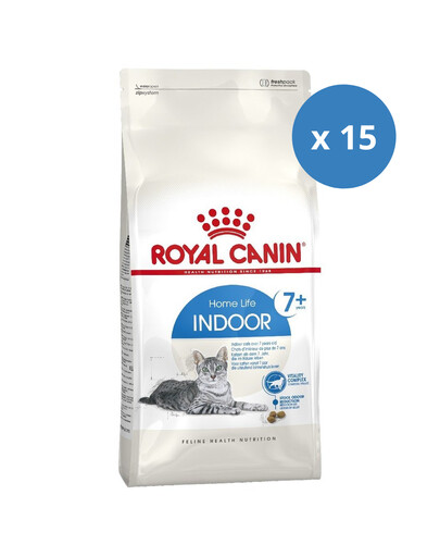 ROYAL CANIN Indoor 7+ 0.4 kg x 15