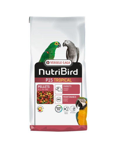 VERSELE-LAGA NutriBird P15 Tropical pellets aliment d'entretien pour perroquets 1kg