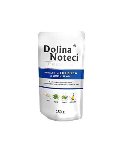 DOLINA NOTECI Premium Riche en cabillaud et brocoli 150 g
