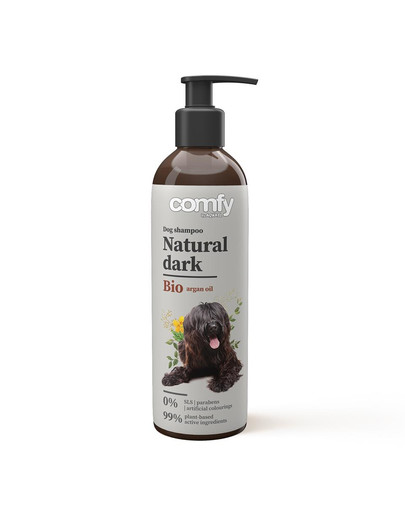 COMFY Natural Dark 250 ml shampooing pour rehausser la couleur foncée du pelage