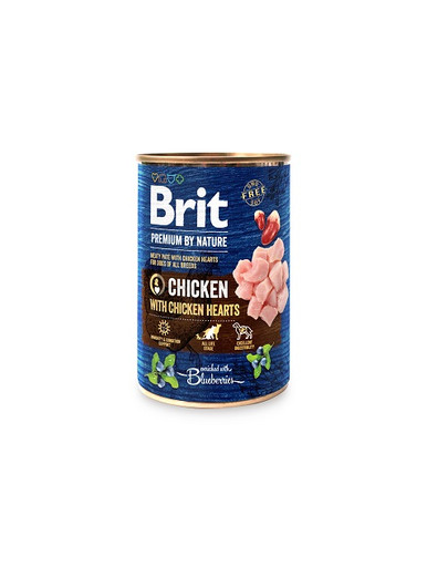 BRIT Premium by Nature Chicken&Hearts 6 x 400 g