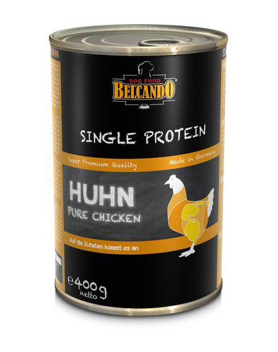 BELCANDO Single Protein - Pâtée monoprotéinée Poulet pour chiens 6 x 400 g