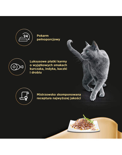 SHEBA Delicacy in Jelly Smaki Drobiowe saszetka 4 x 85g