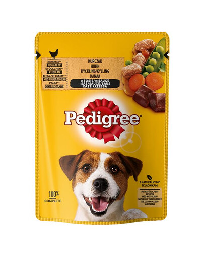 PEDIGREE - Poulet et légumes en sauce - 24 x 100g