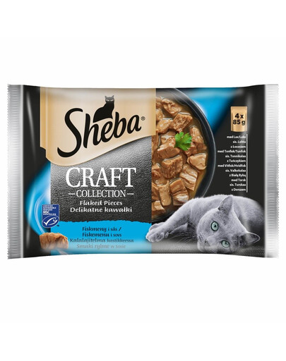 SHEBA Craft Collection mokra karma dla kota w sosie 52 x 85 g saszetki
