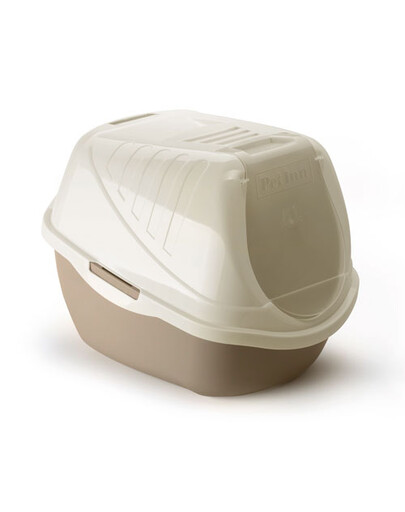 PET INN Easy Cat Bac à litière pour chat 54x40x40 cm latte