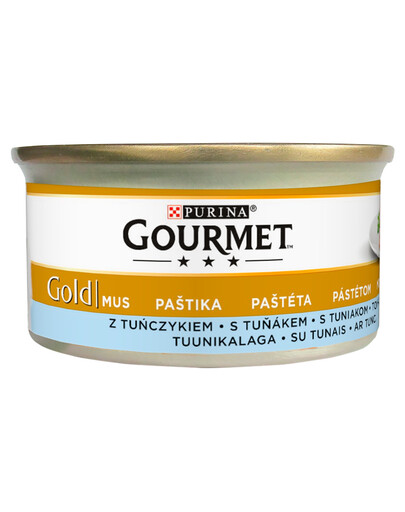 GOURMET Gold Mousse au thon 24x85g nourriture humide pour chats