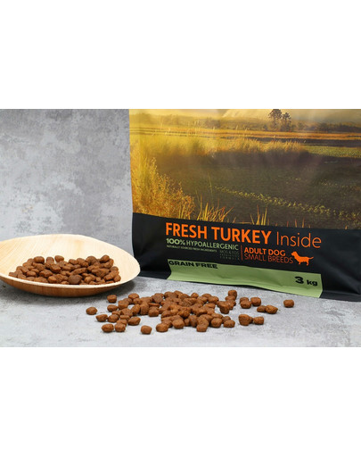 DR PETCARE Country&Nature Turkey with Vegetables Recipe 9 kg - Croquettes Dinde et légumes pour chiens de petites races