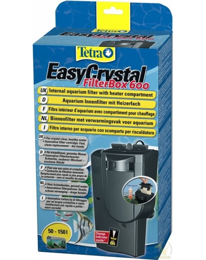 TETRA EasyCrystal FilterBox 600 EC 600 Filtre intérieur pour aquariums 50-150l