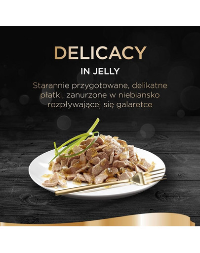 SHEBA Delicacy in Jelly 80x85g canard, poulet, volaille