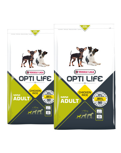 VERSELE-LAGA Adult Mini Pour les chiens adultes de petites races et de races miniatures Volaille 15 kg (2 x 7,5 kg)
