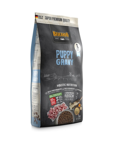 BELCANDO Puppy Gravy - Croquettes pour chiots jusqu'à l'âge de 4 mois 1 kg