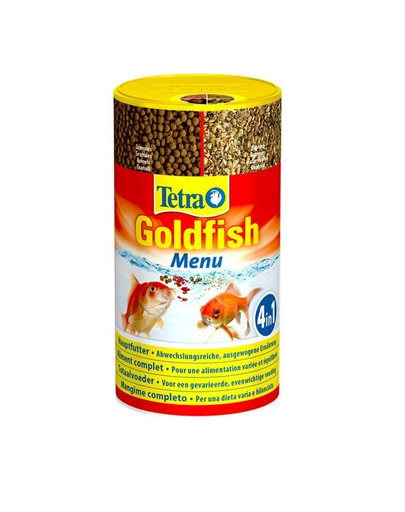 TETRA Goldfish Menu 250 ml 4 aliments en 1