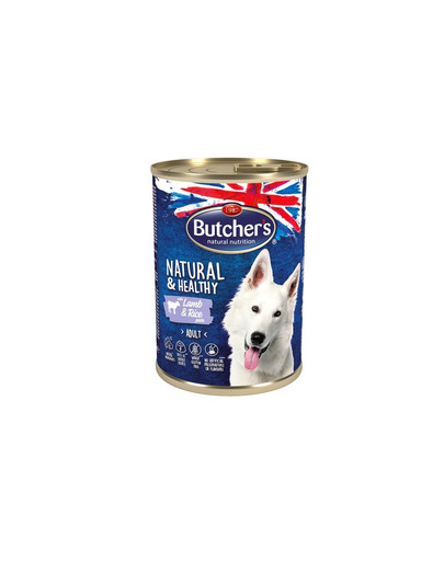 BUTCHER'S Natural&Healthy Pâtée pour chiens à l'agneau 150 g