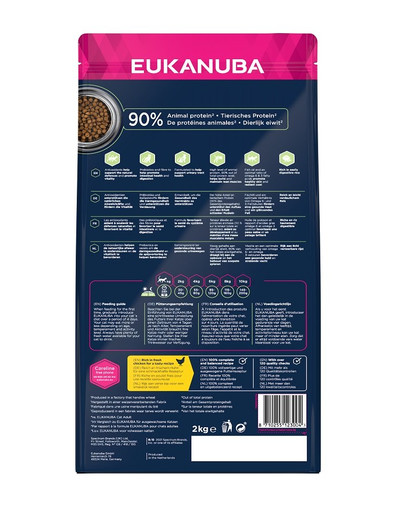 EUKANUBA - pour Chats Adultes pour réduire la formation de Boules De Poils - 2kg