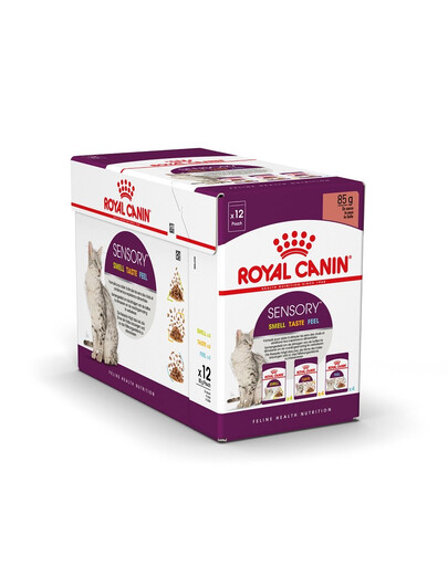 ROYAL CANIN Sensory Smell, Taste, Feel morceaux en sauce pour chats 12 x 85 g stimuler les sens