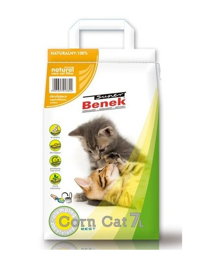 BENEK Super Corn Cat litière de maïs 6 l