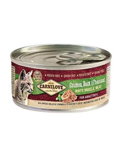 CARNILOVE - nourriture humide pour chats - 12 boîtes de 100 g