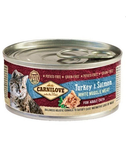 CARNILOVE - nourriture humide pour chats - 12 boîtes de 100 g
