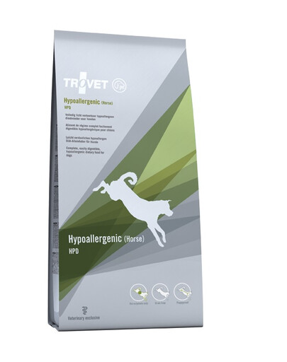 TROVET Hypoallergenic Horse HPD Dog - viande de cheval pour chiens souffrant d'hypersensibilité alimentaire - 3 kg
