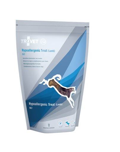TROVET Hypoallergenic Treat Lamb HLT Dog gâteries fonctionnelles agneau 250 g
