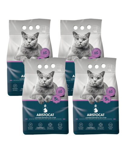ARISTOCAT Bentonite Plus litière bentonite lavande 20 l (4 x 5 l)