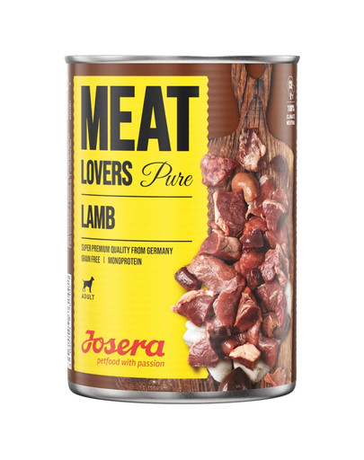 JOSERA Meatlovers Pure Agneau 6x400 g