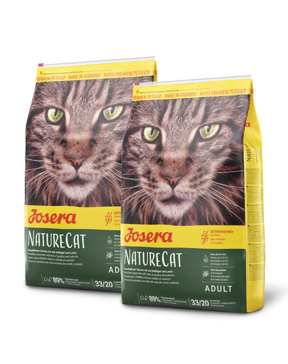 JOSERA Nature Cat nourriture pour chats sans céréales 20 kg (2 x 10 kg)