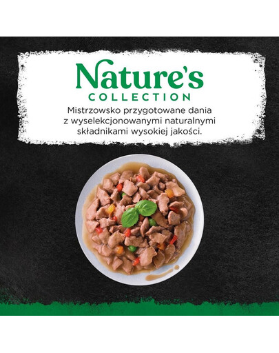 SHEBA Nature's Collection Drobiowe Smaki w sosie tacka 8x85g kurczak z papryka i indyk z marchewką