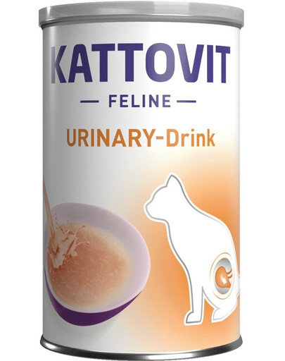 KATTOVIT Cat Diet Drinks Urinary - boisson au poulet pour chats avec calculs de struvite - 135 ml