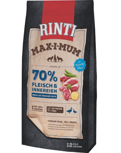RINTI MAX-I-MUM - viande de canard - 12 kg