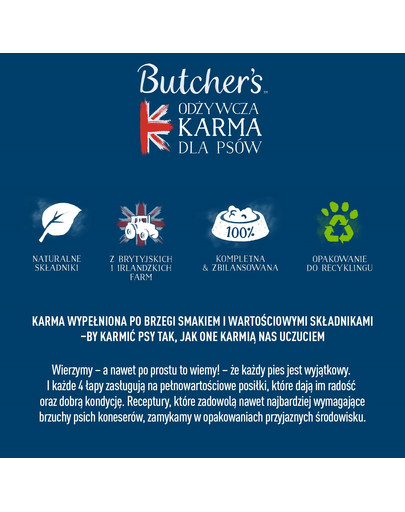 BUTCHER'S Original Recipe in Gravy Turkey & Vegetable 400g nourriture pour chiens, à la dinde en morceaux en sauce