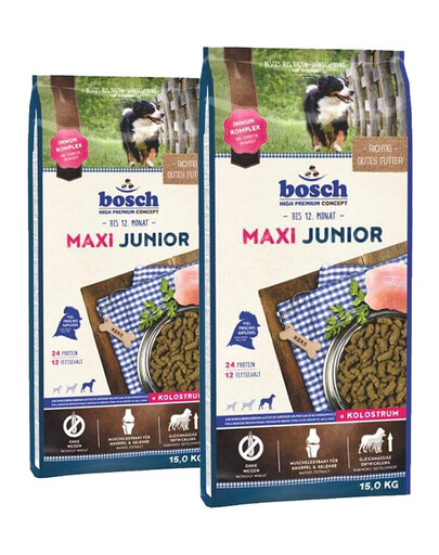 BOSCH Maxi Junior 2 x 15 kg - chiots de grande race