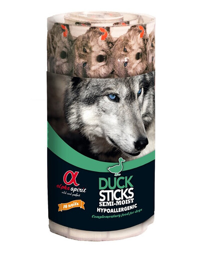 ALPHA SPIRIT DOG Duck Sticks Ristra - bâtonnets de canard - 160 g